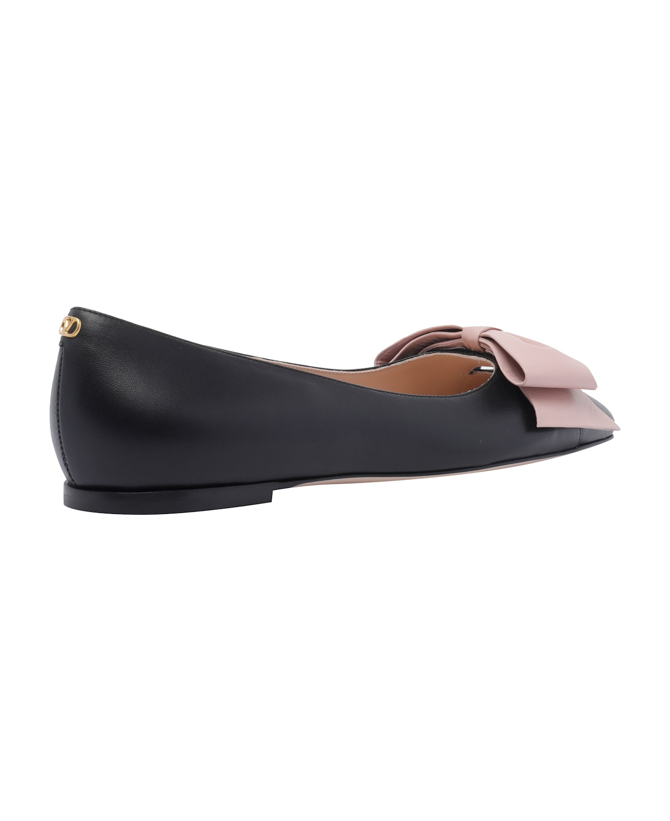 Valentino Garavani Bowbow Flat Ballets - Black