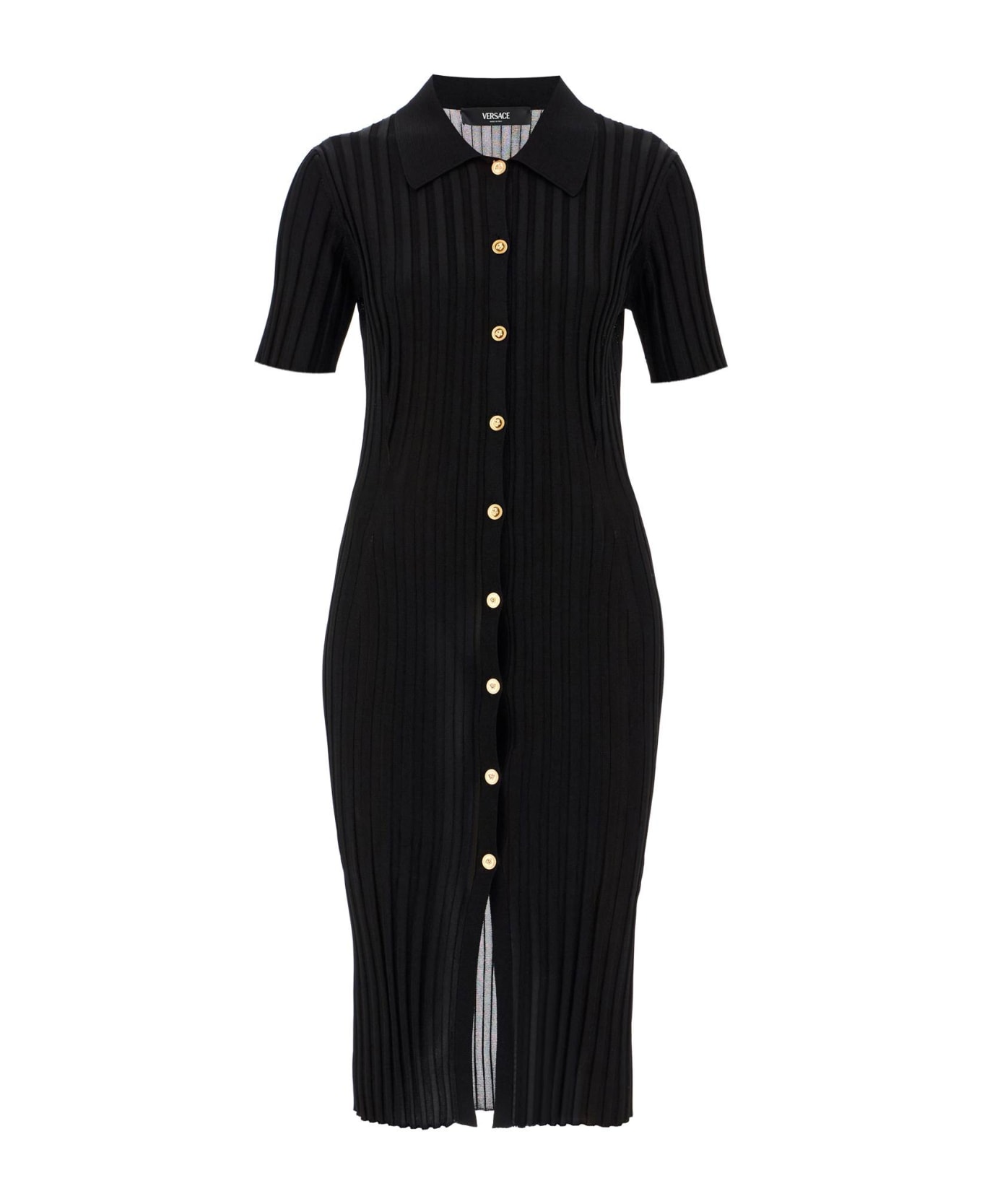 Versace Chemisier Dress - Black