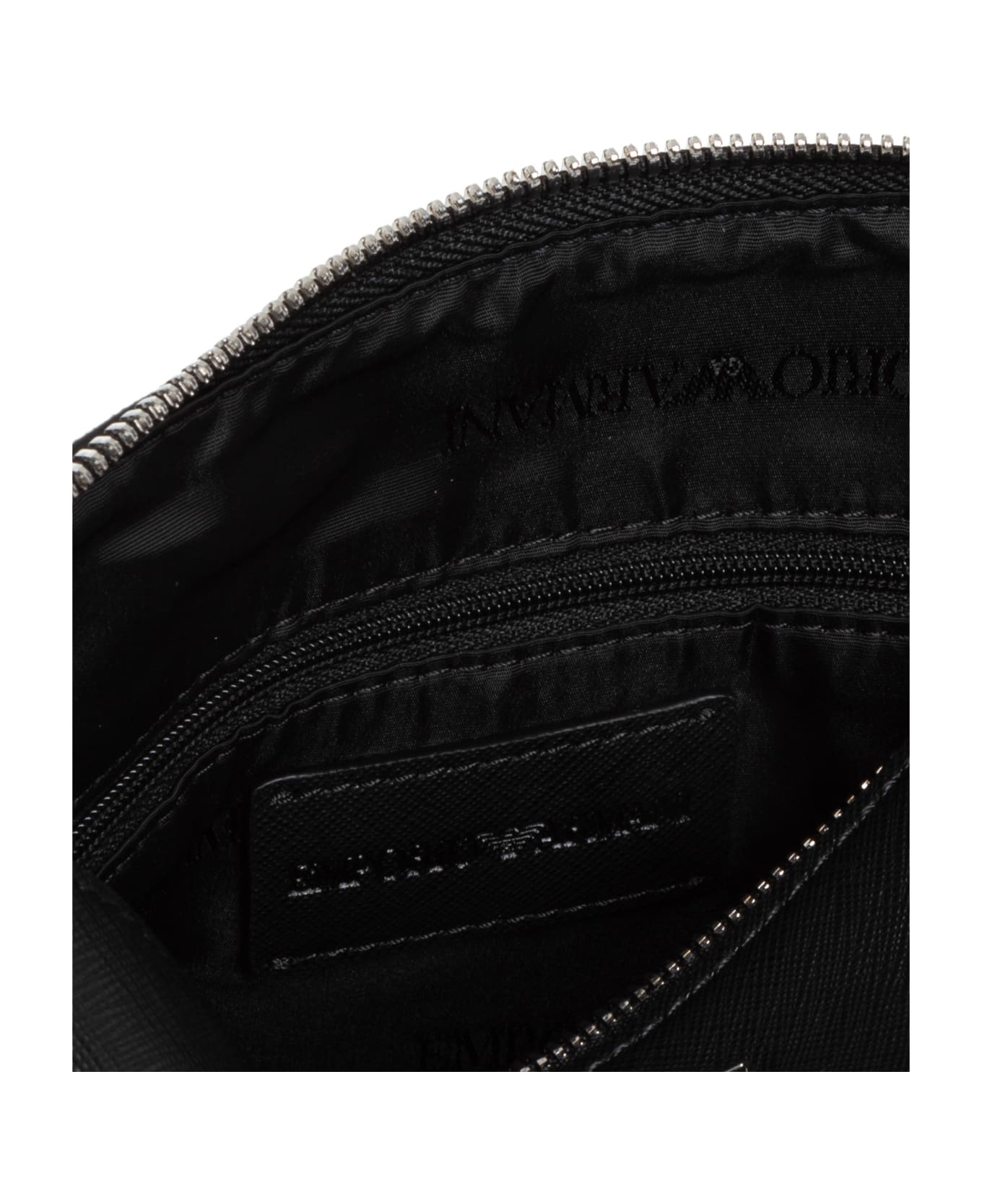 Emporio Armani Crossbody Bag - Black ショルダーバッグ