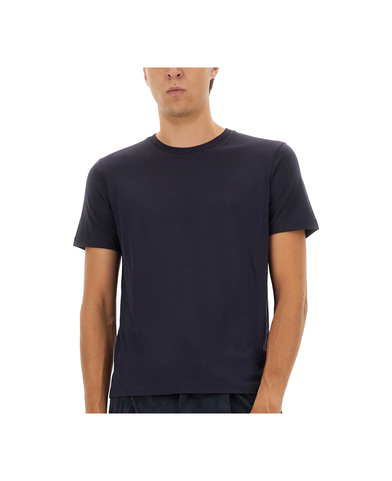 Herno Wool T-shirt - BLUE