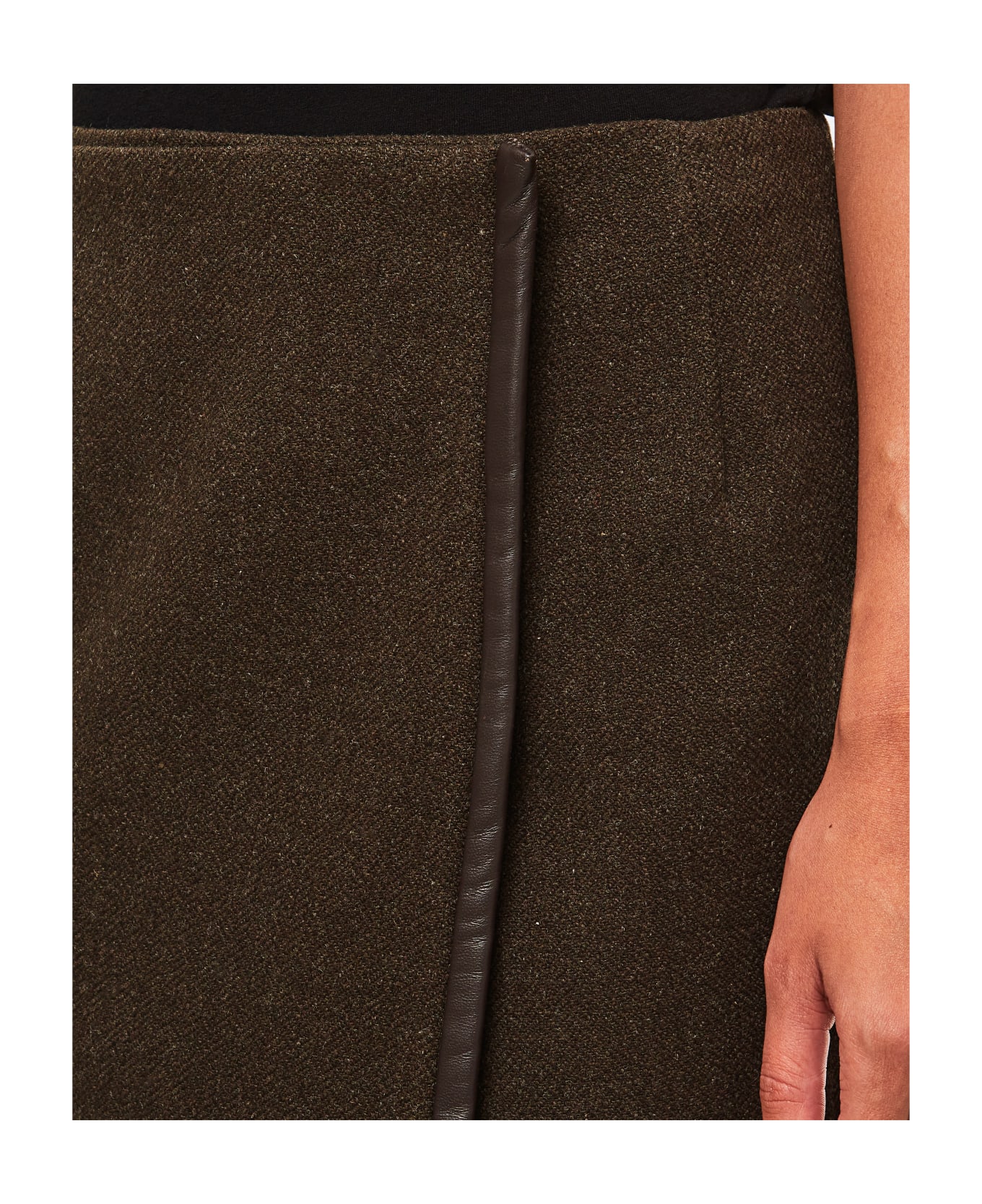 Golden Goose Wool Miniskirt - Brown スカート