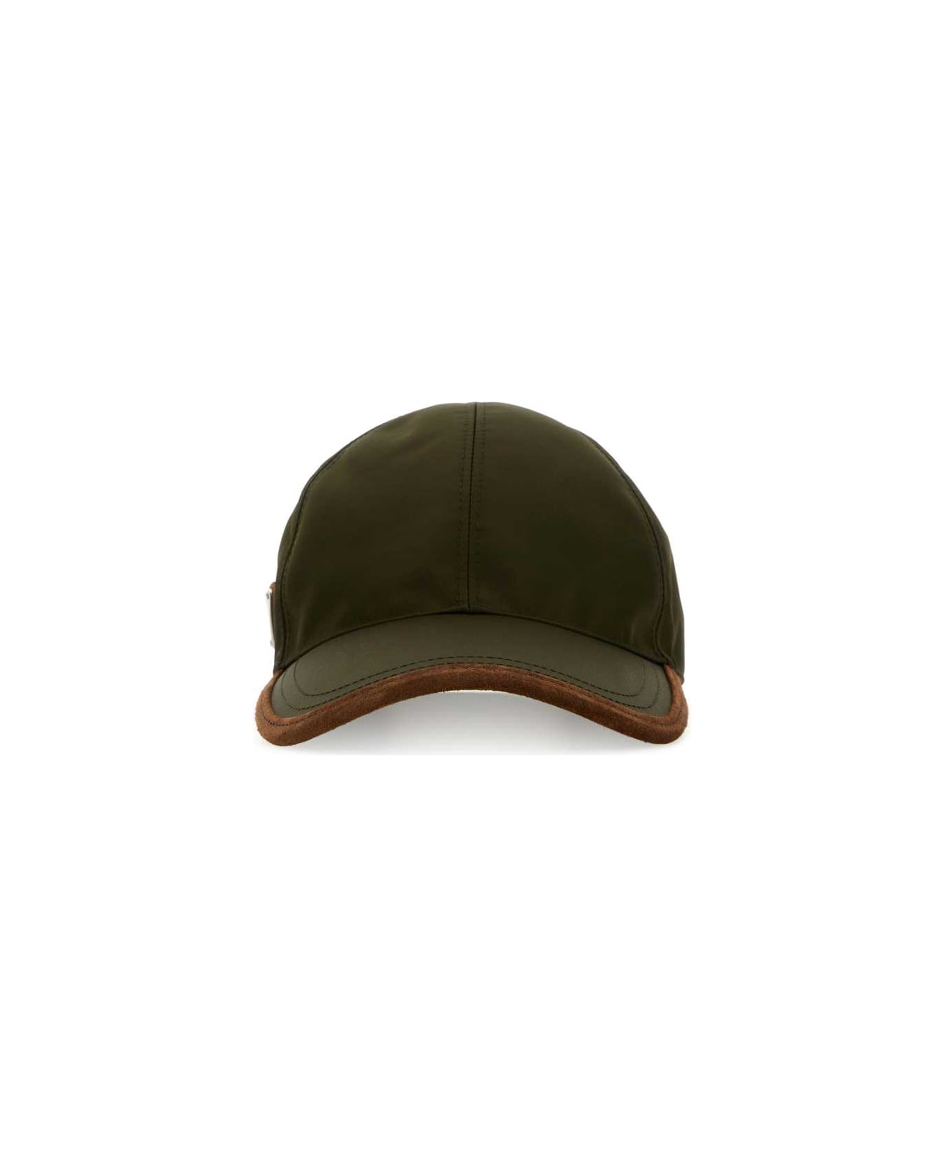 Prada Olive Green Re-nylon Baseball Cap - MUSCHIOCACAO
