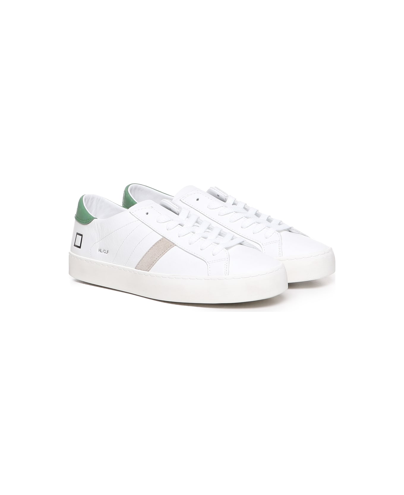 D.A.T.E. Court Mono Sneakers - White-green
