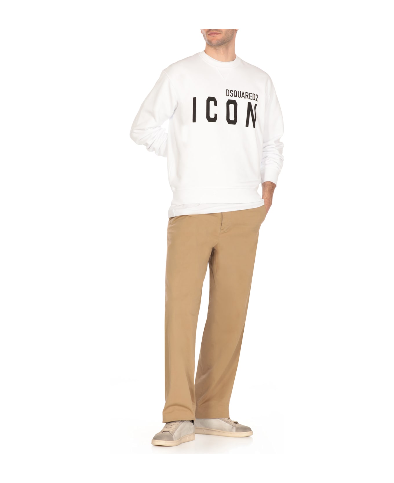Dsquared2 Sweater With Logo - White