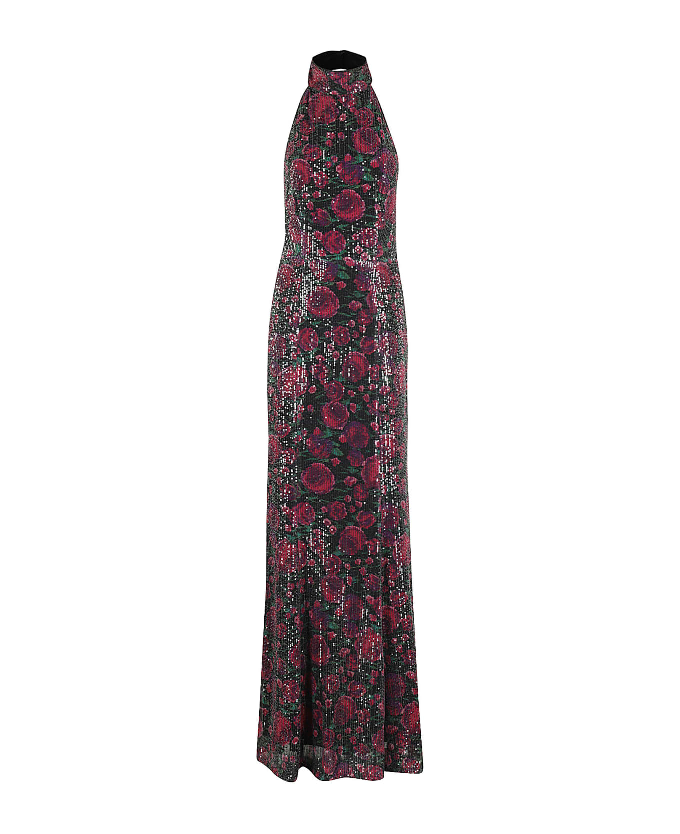 Rotate by Birger Christensen Sequin Embellished Open-back Maxi Dress
