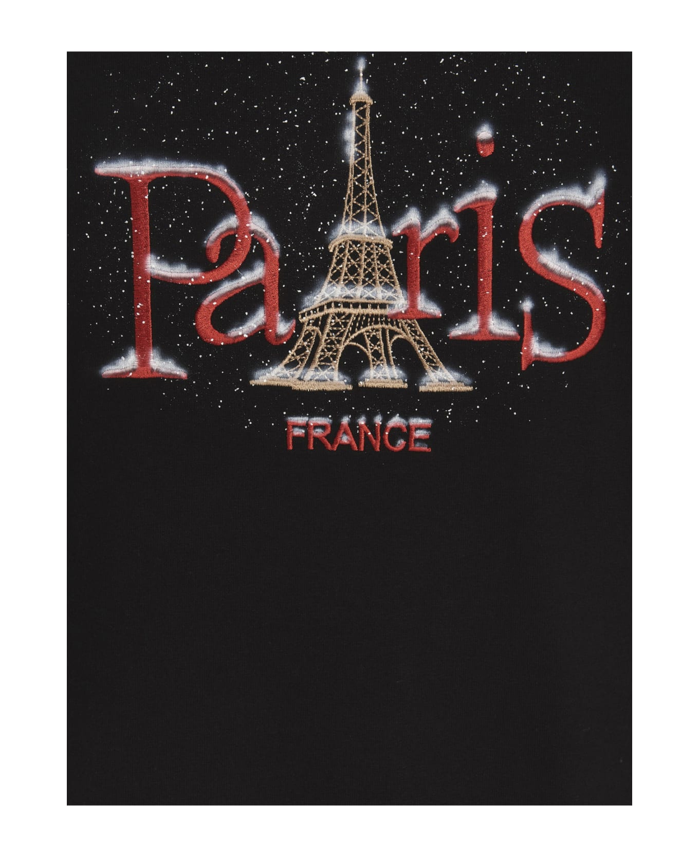 doublet T-shirt 'snow In Paris' - Black  