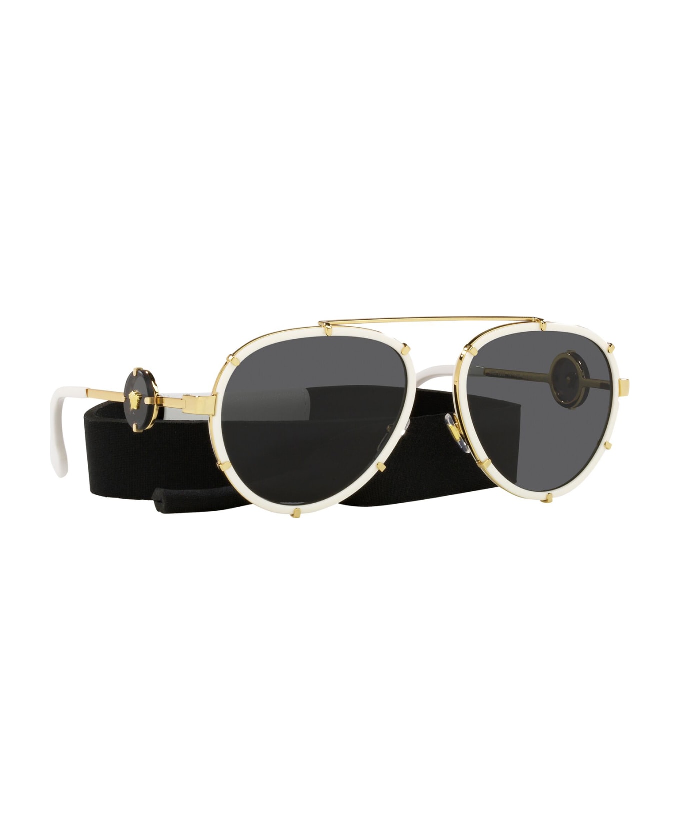 Versace Eyewear Ve2232 White Sunglasses - White サングラス