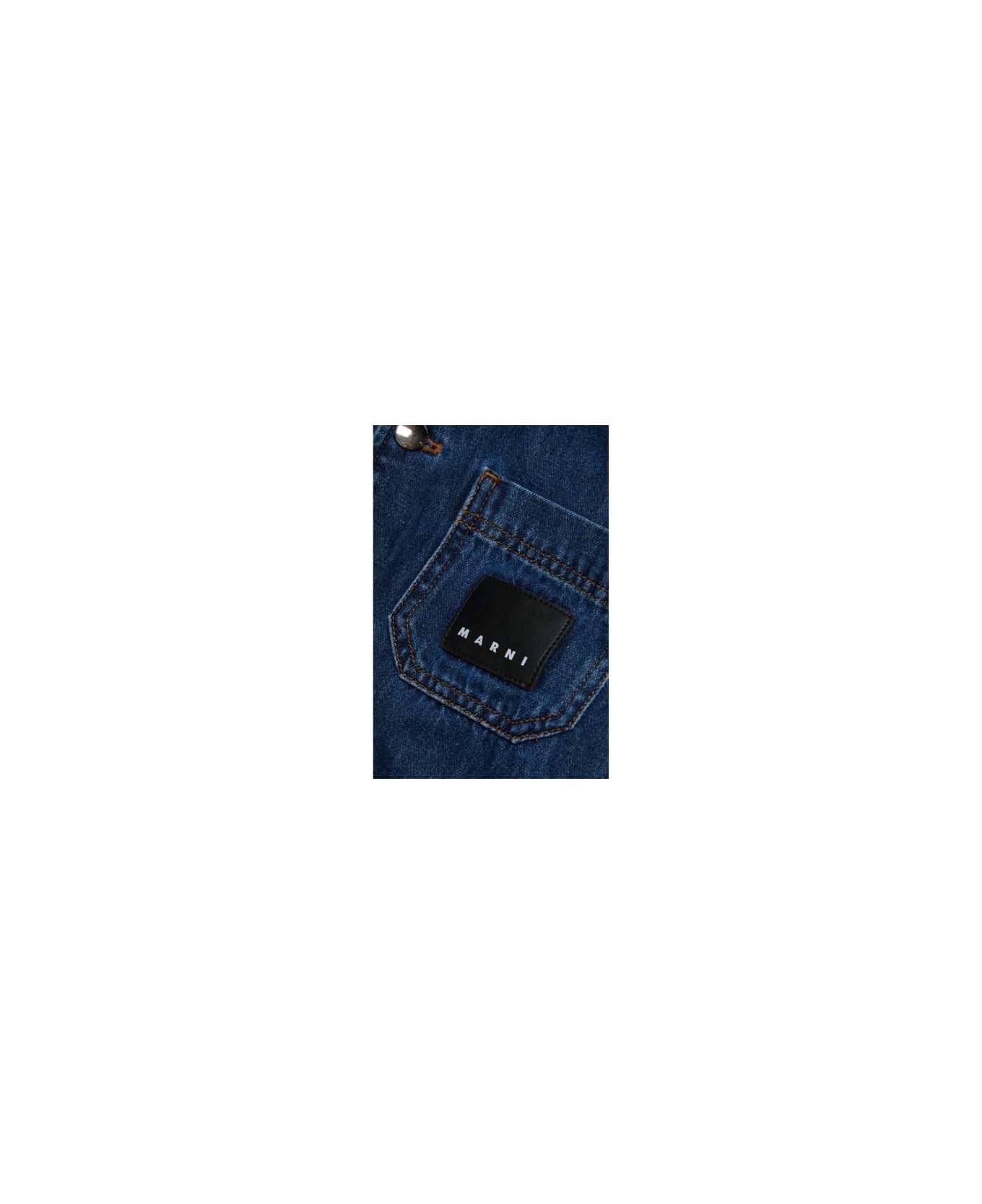 Marni Giubbino Con Logo - Blue コート＆ジャケット