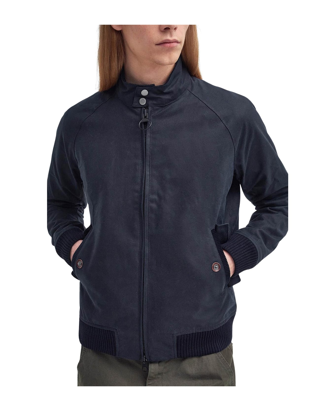 Baracuta Ba X Br Porton Wax - Navy