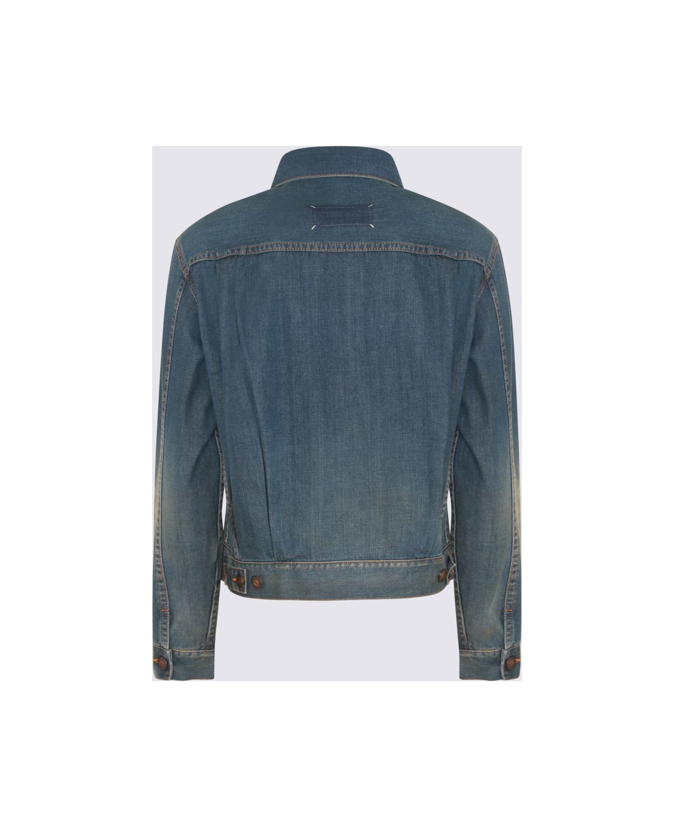 Maison Margiela Blue Cotton Denim Jacket - AMERICAN CLASSIC