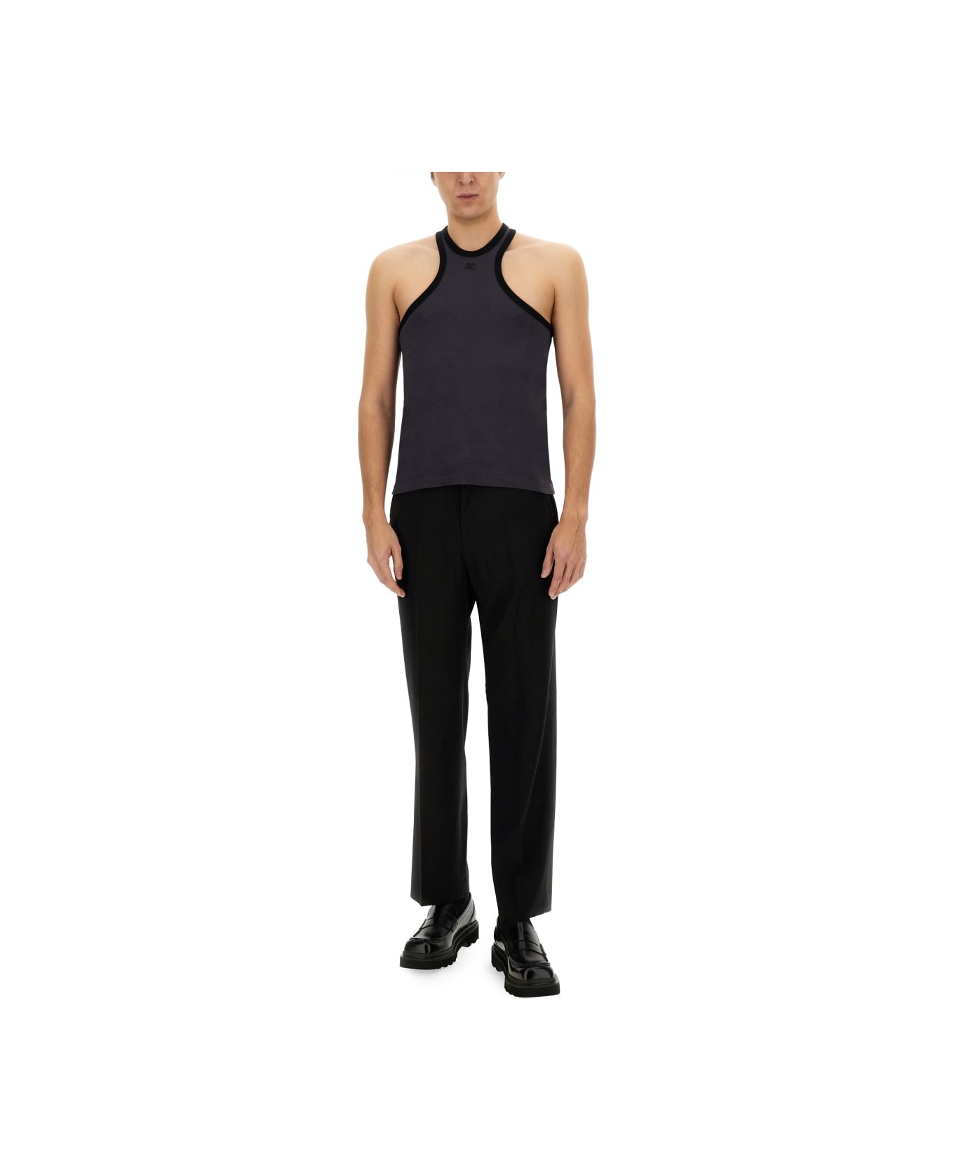 Courrèges Top "scuba" - BLACK