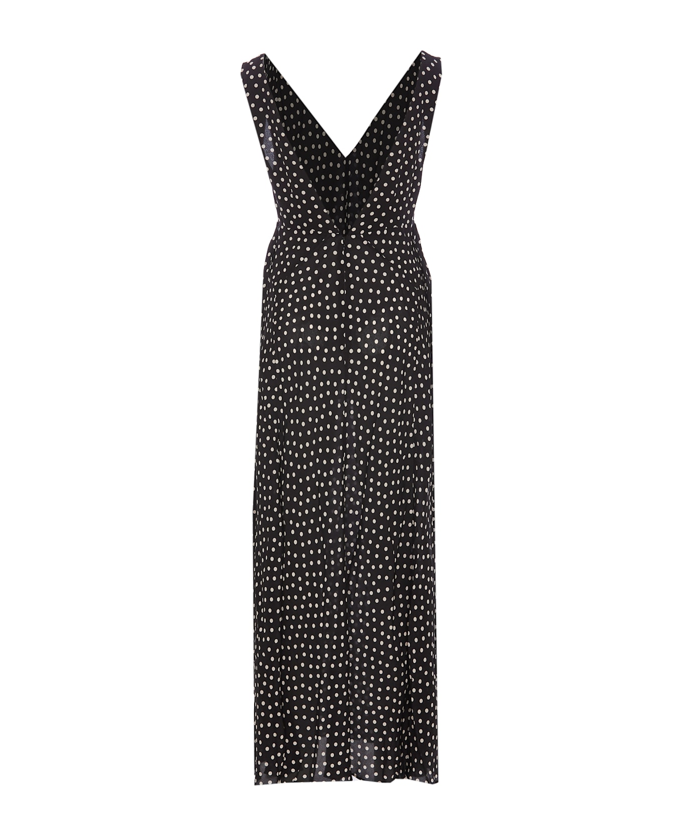 RIXO Federica Silk Gown - Black