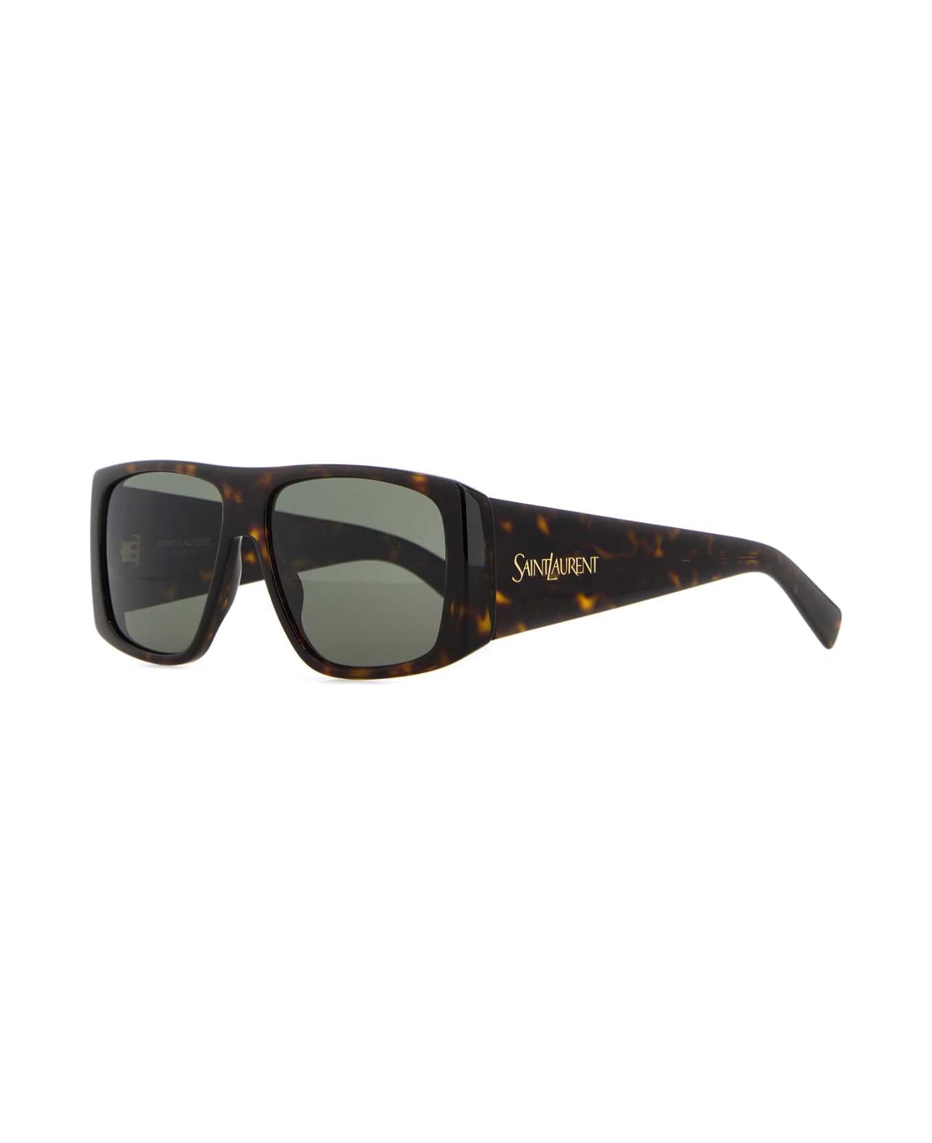 Saint Laurent Printed Acetate Sl 832 Sunglasses - DKHAVSILVERGREY