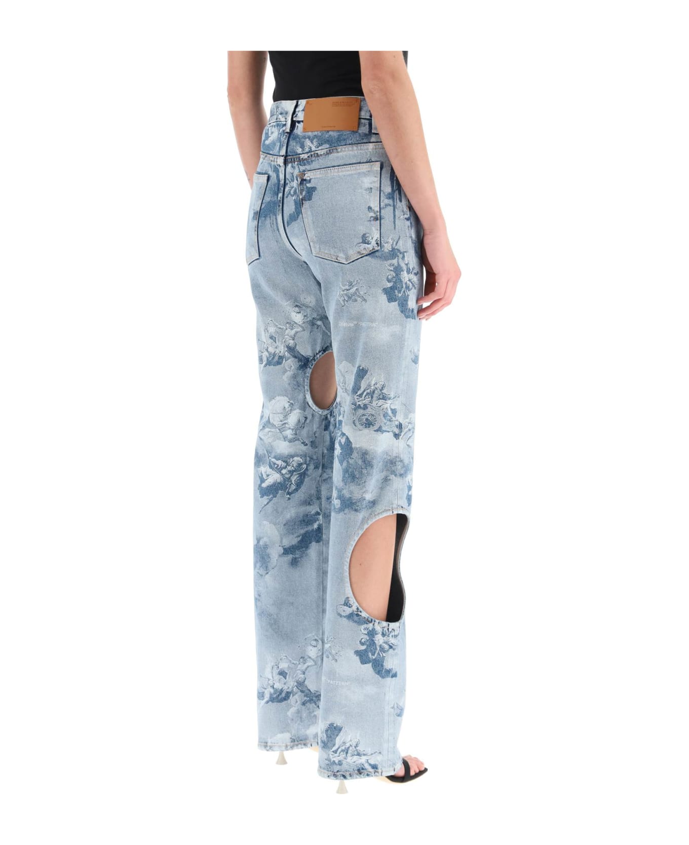 Off-White Meteor Cool Baggy Jeans - Blu