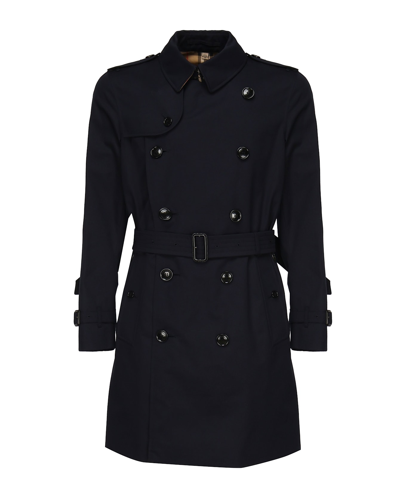 Burberry Kensington Trench Coat - Blue
