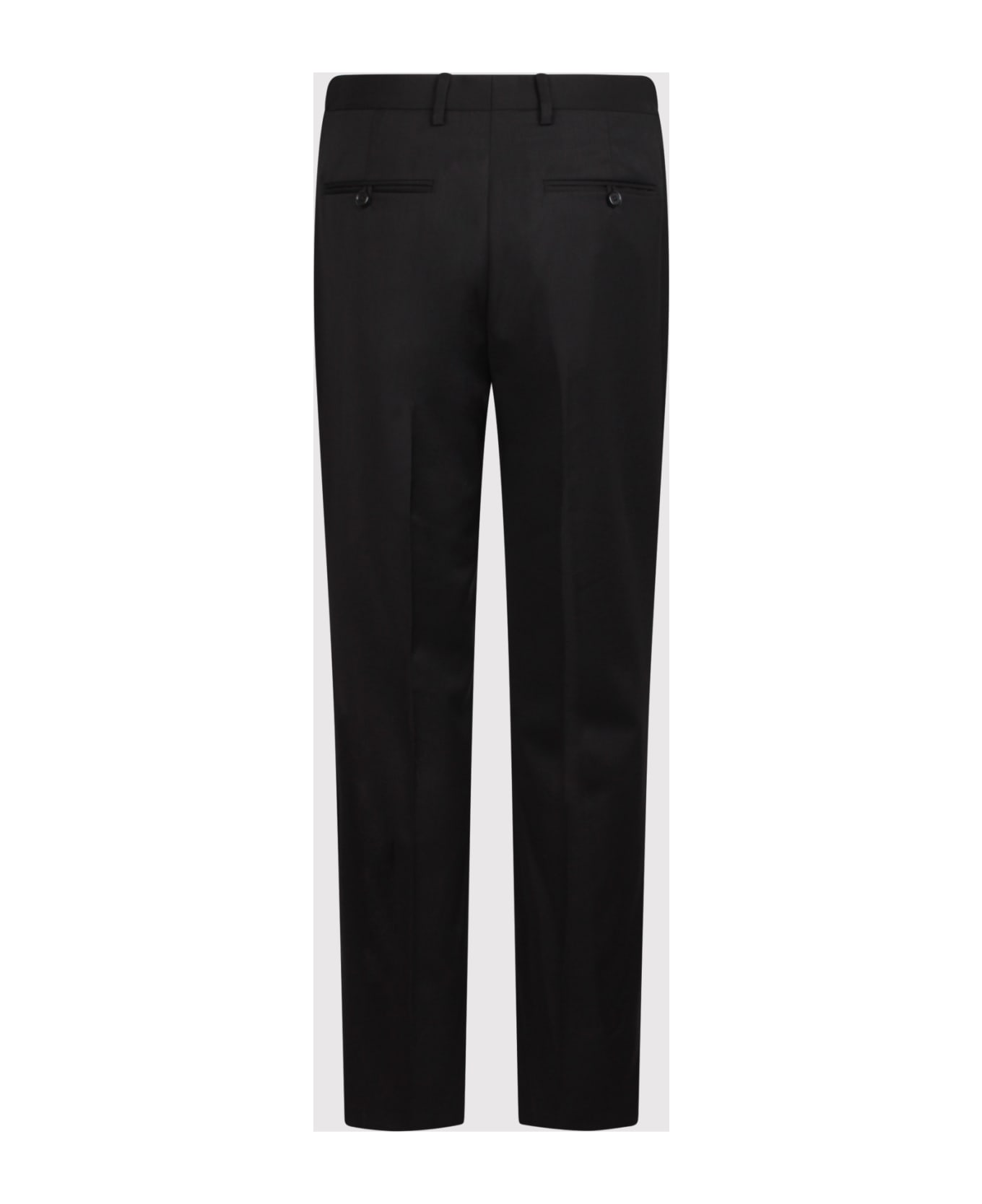 Helmut Lang Wool Trousers With Side Strings