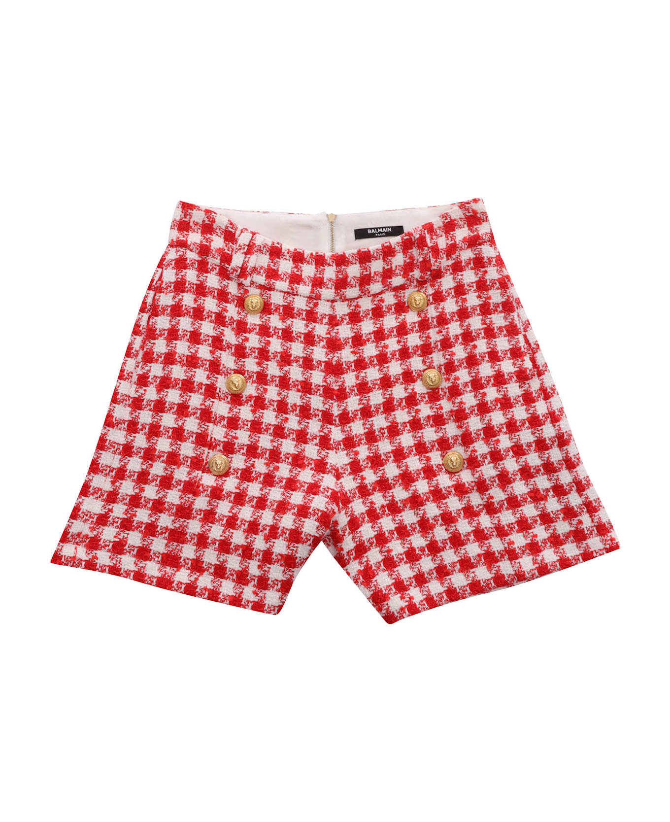 Balmain Suit Shorts - RED