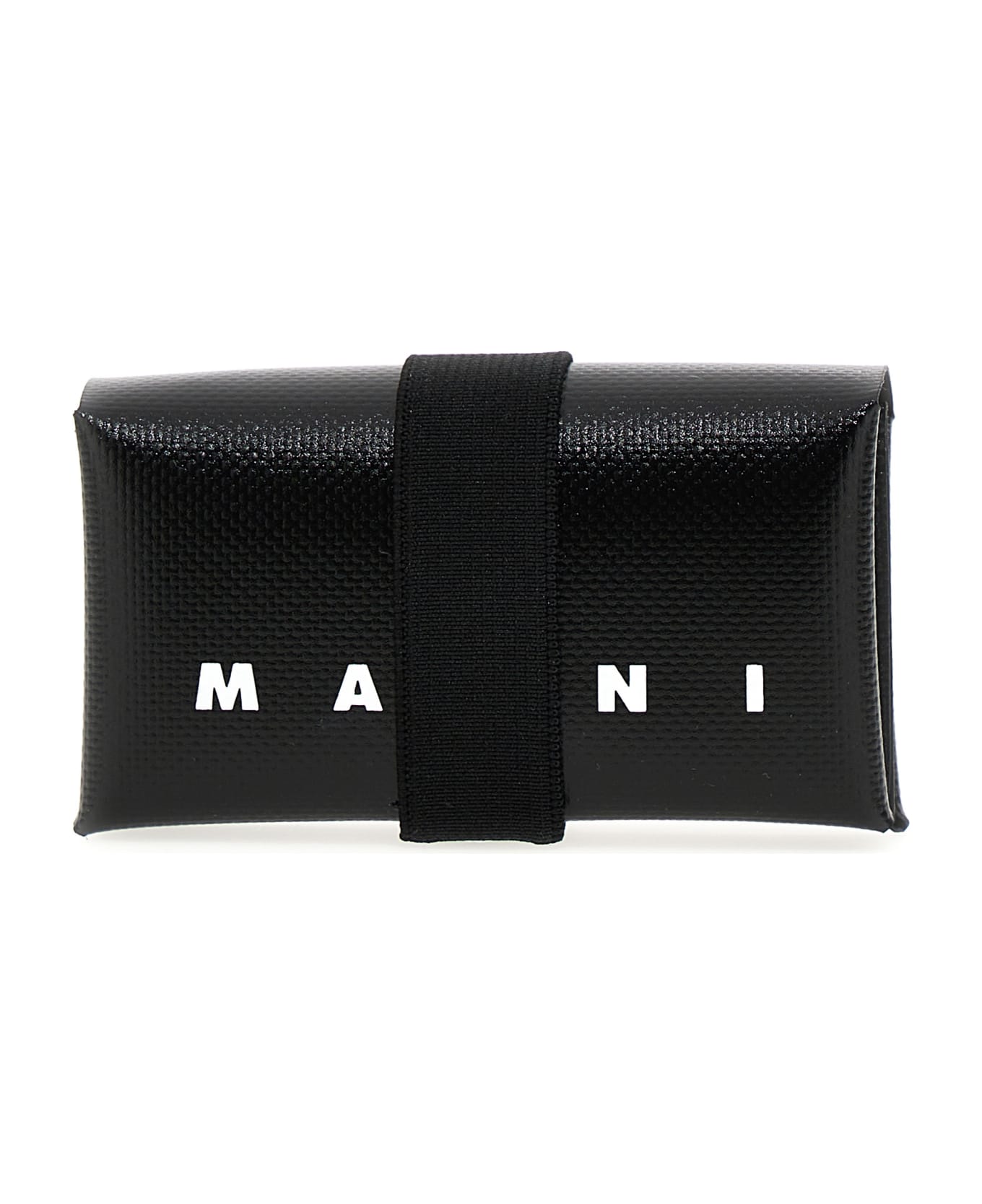 Marni Logo Wallet - Black   財布