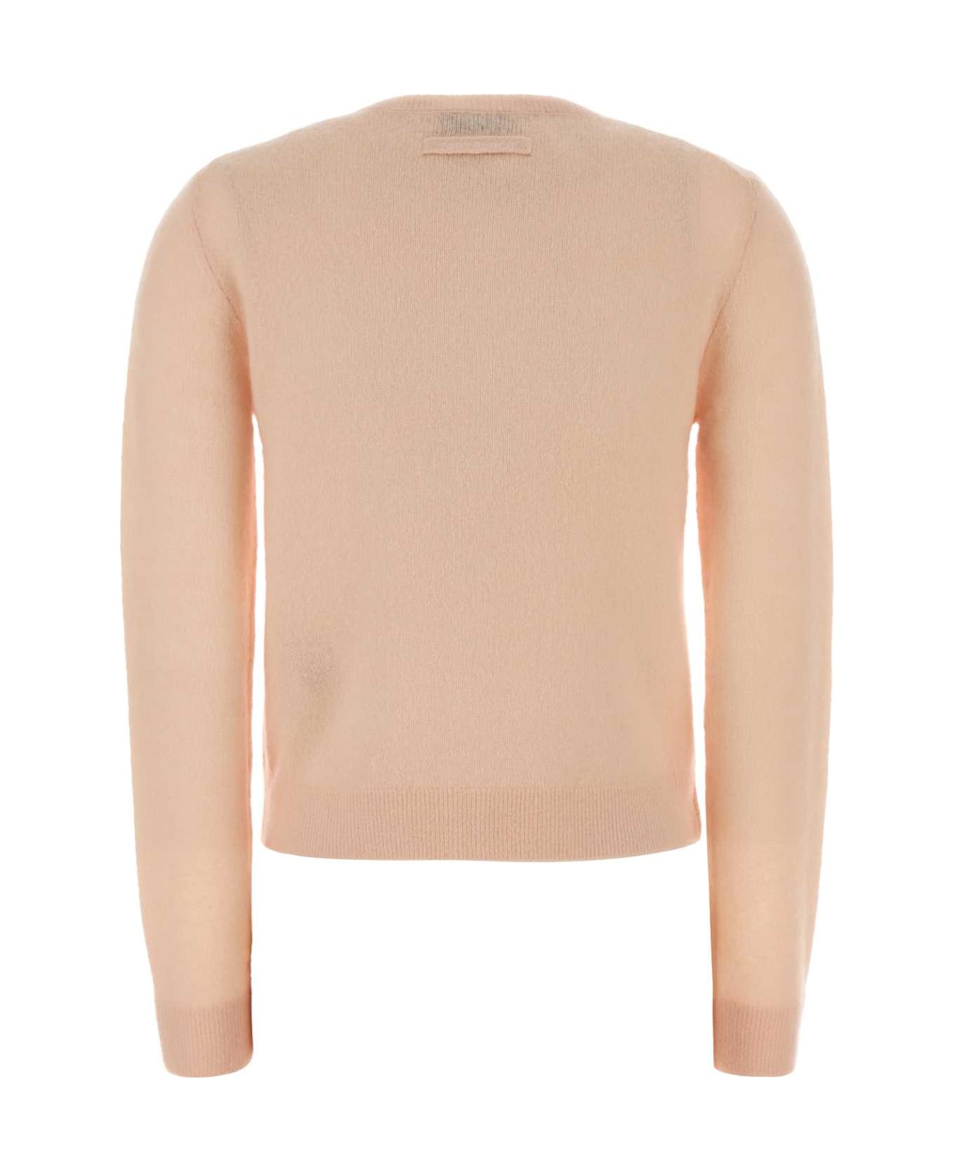 Tory Burch Pastel Pink Cashmere Blend Cardigan - ROSA