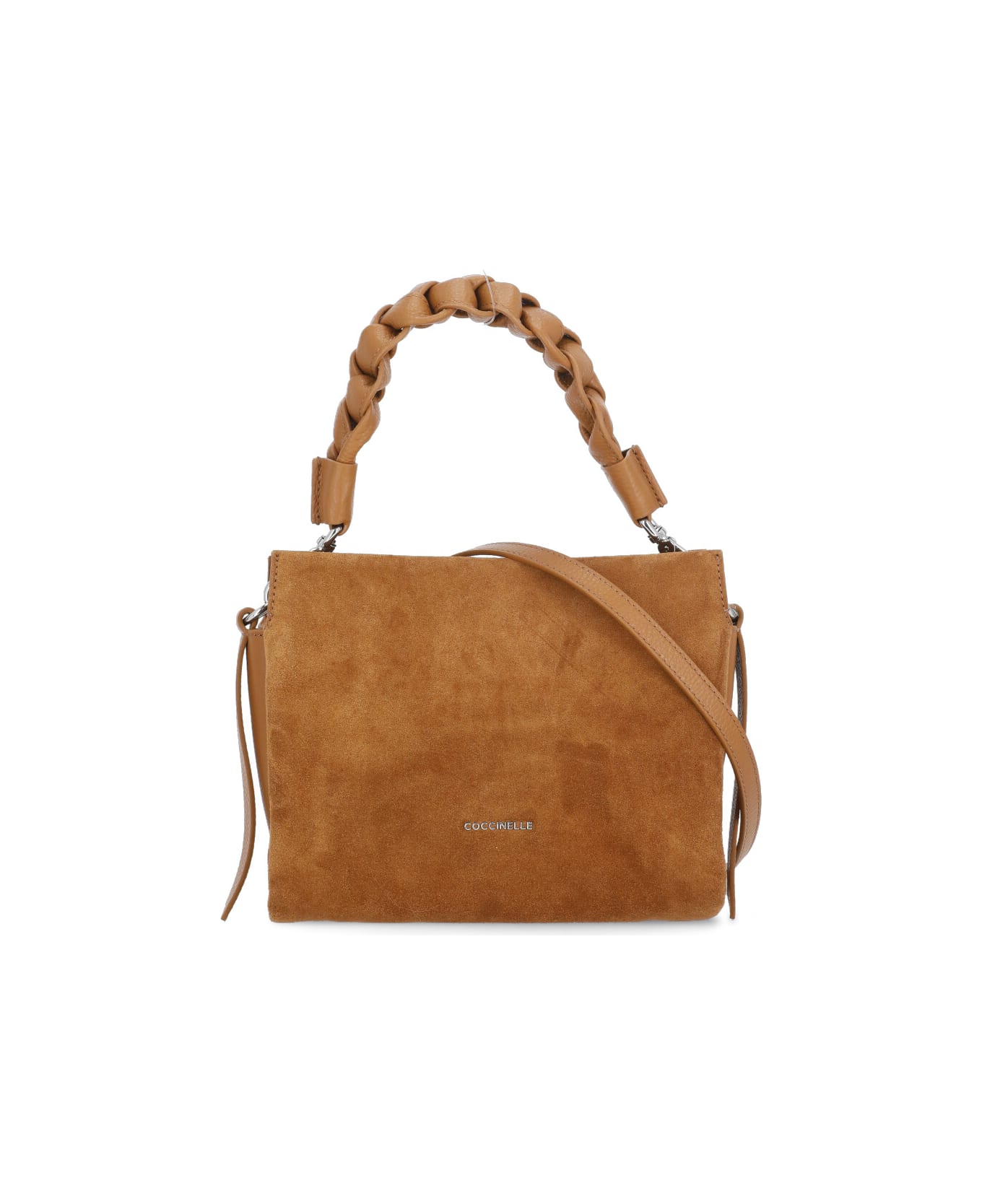 Coccinelle Boheme Suede Shoulder Bag - Brown