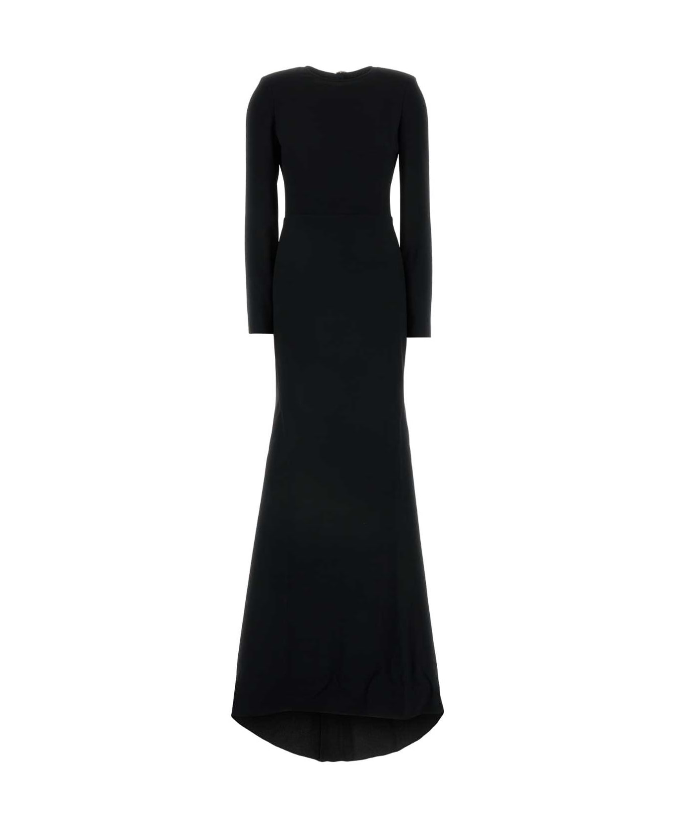 Gucci Black Crepe Long Dress - Black