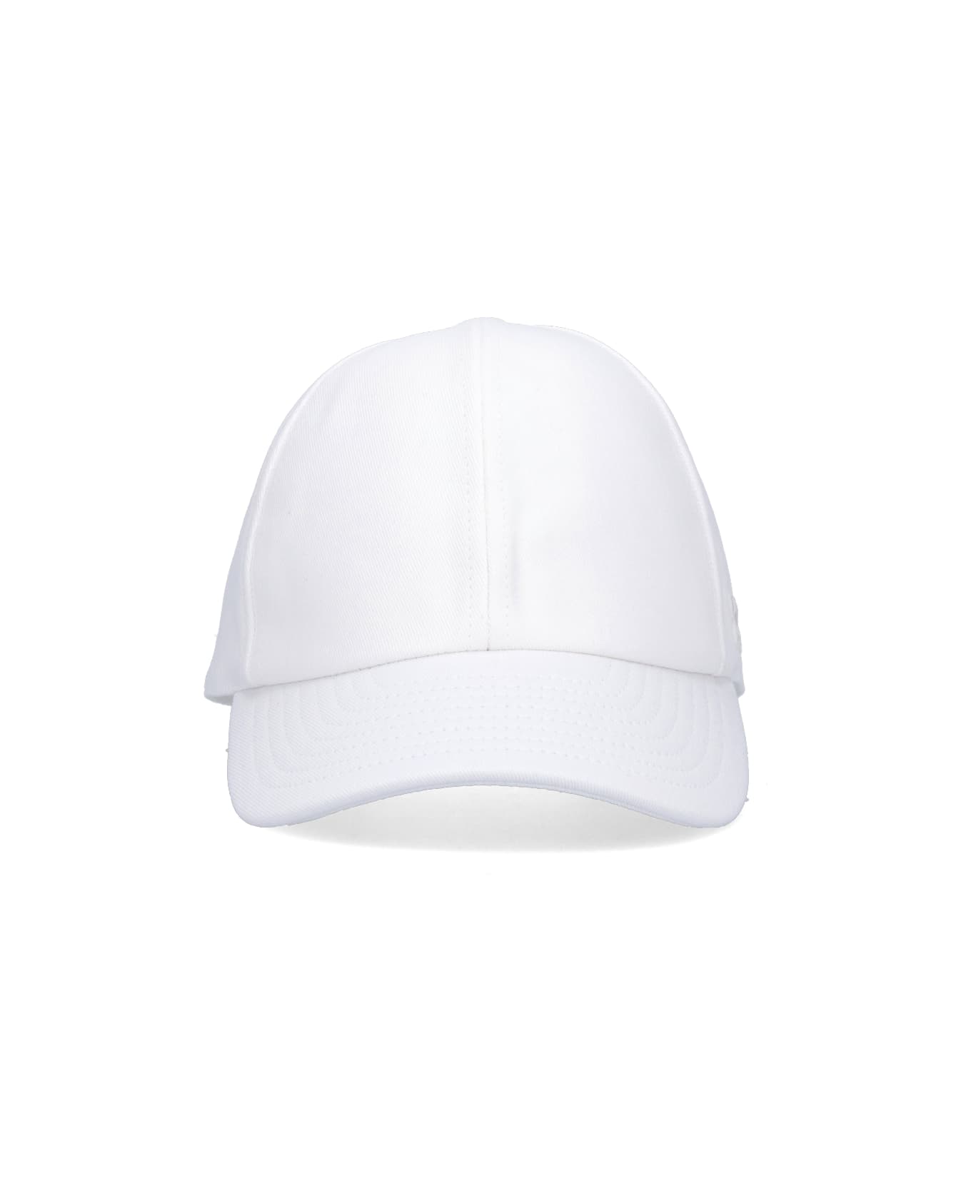 Courrèges Logo Baseball Cap - White