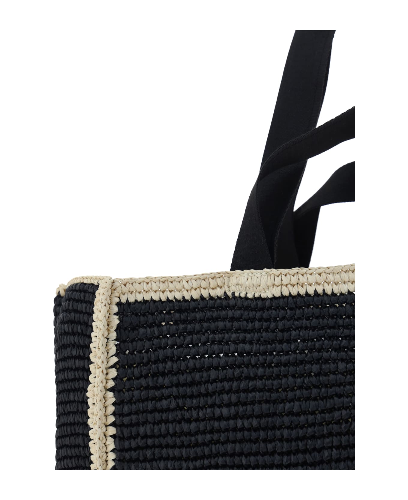 Marni Tote Sillo Medium Handbag - Black/ivory/black