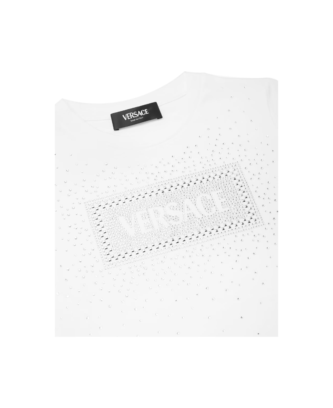 Versace T-shirt - Bianco/crystal