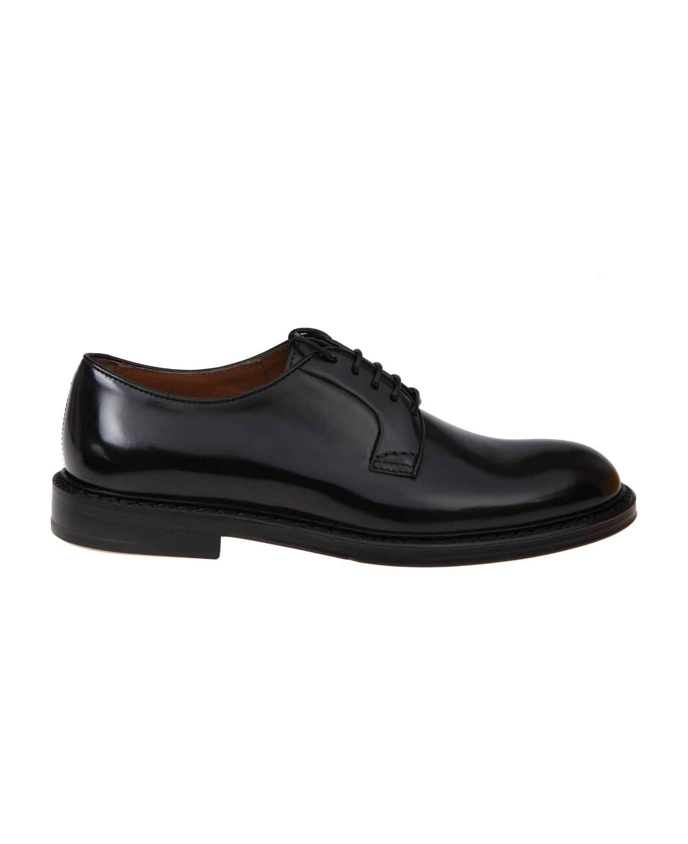 Doucal
s Derby Lace-up Shoes - Black