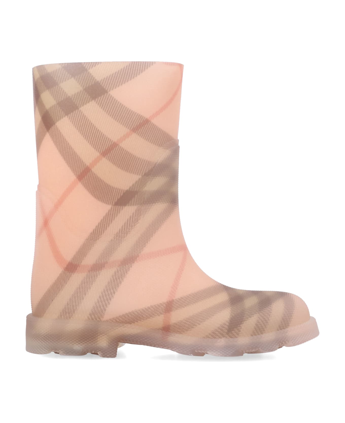 Burberry Kid - Check Rubber Marsh High Boots - PLUSH IP CHECK