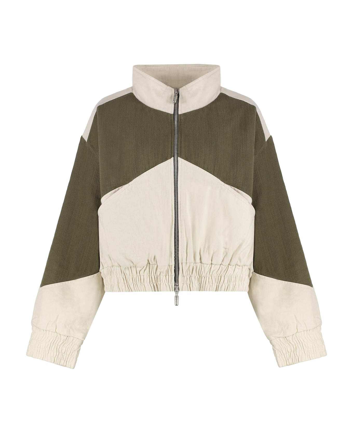 Rhude Cotton Full-zip Sweatshirt - panna