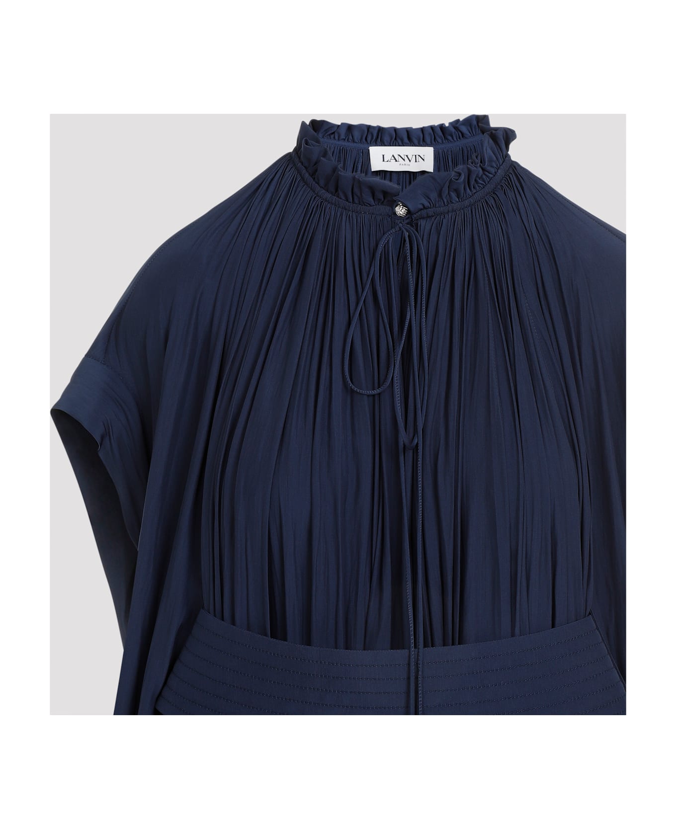 Lanvin Short Ruffle Dress - Blue ワンピース＆ドレス