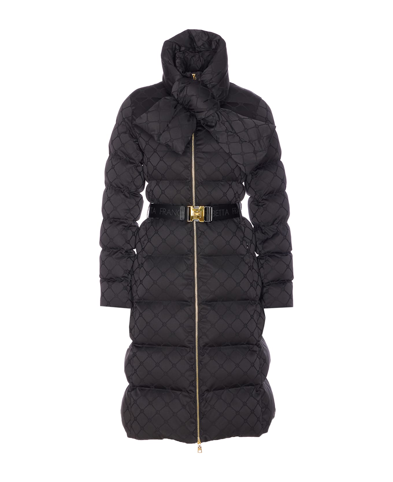 Elisabetta Franchi Padded Coat - Black
