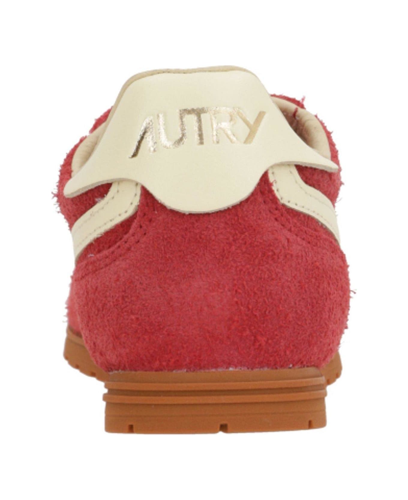 Autry Windspin Lace-up Sneakers - Rosso