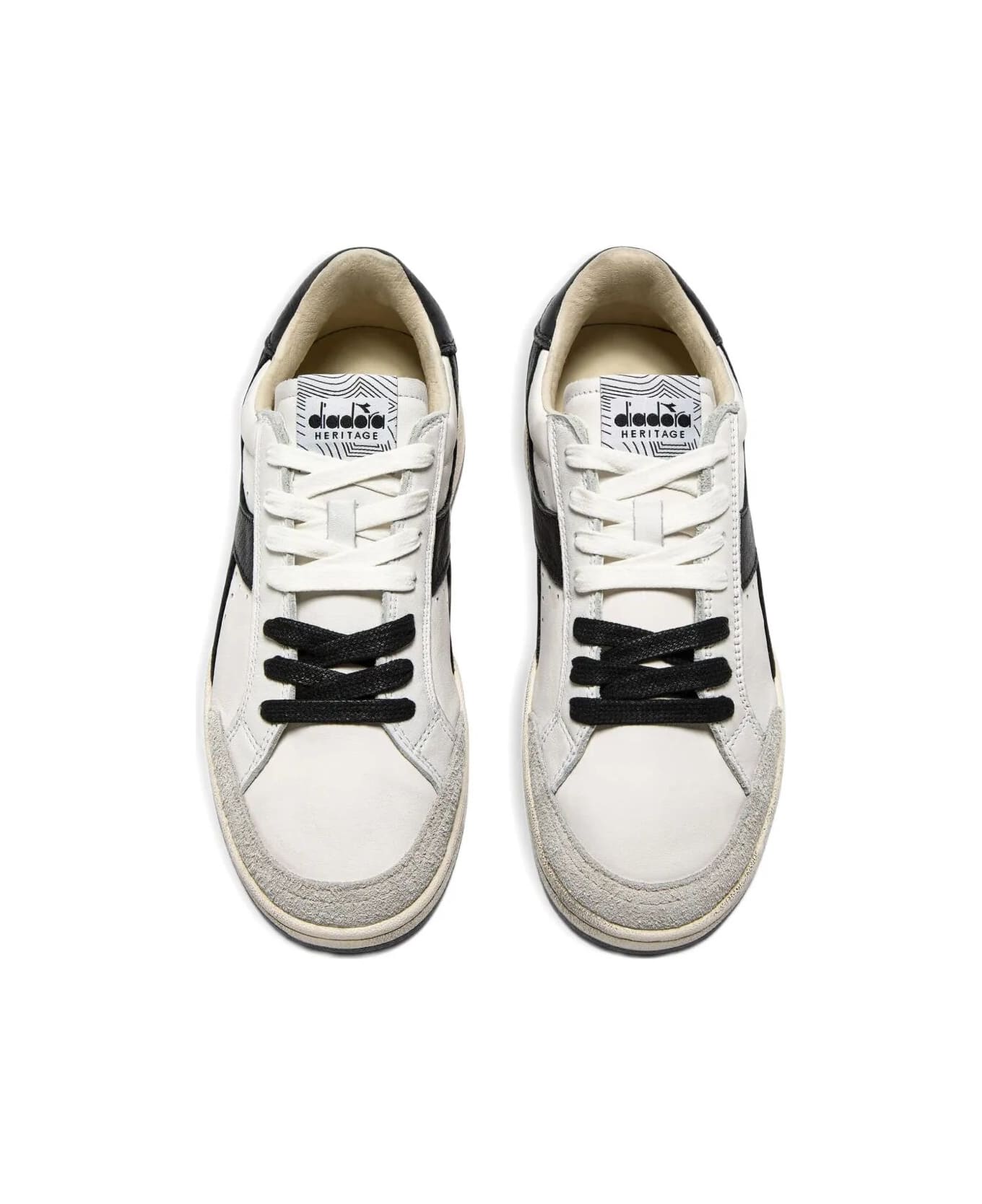 Diadora Prestige Used -  White Black