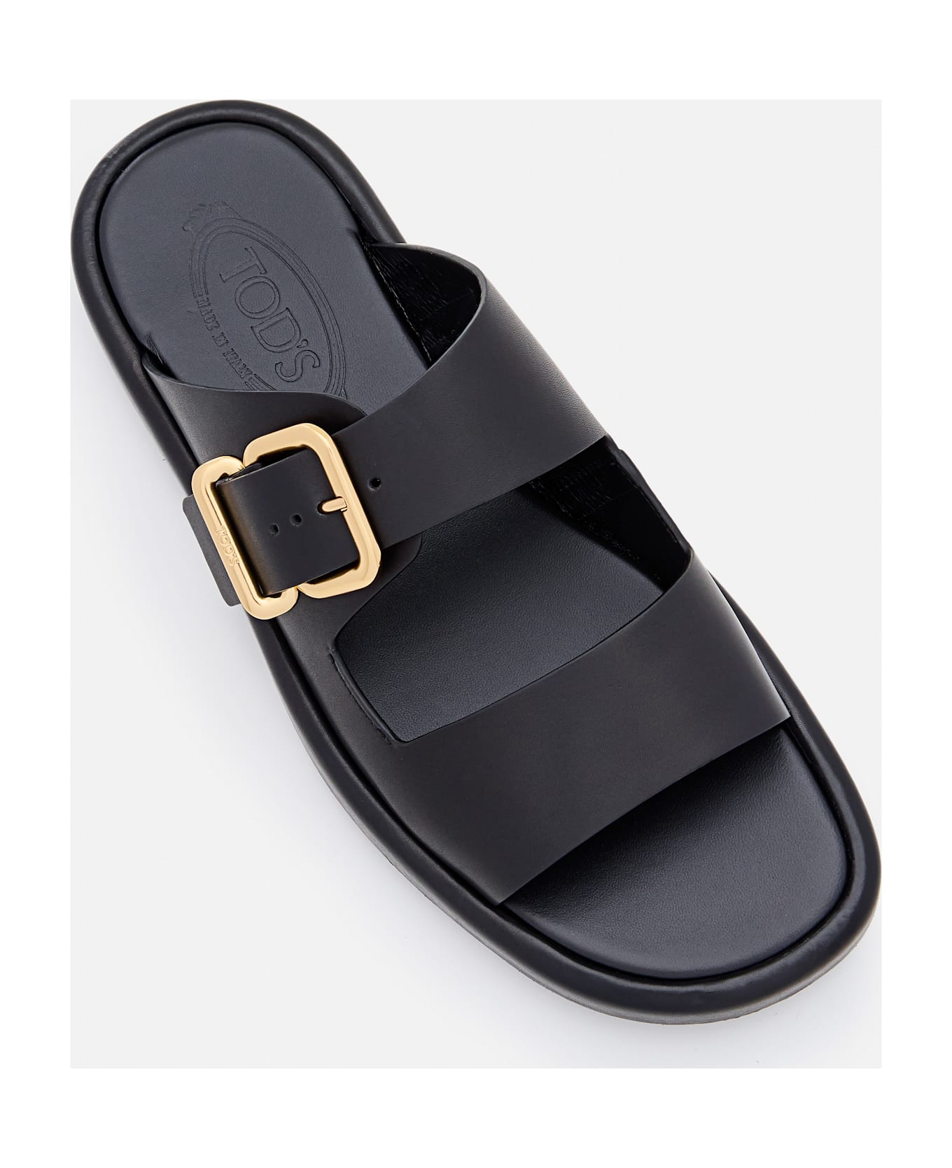Tod
s Double Band Sandal - Black