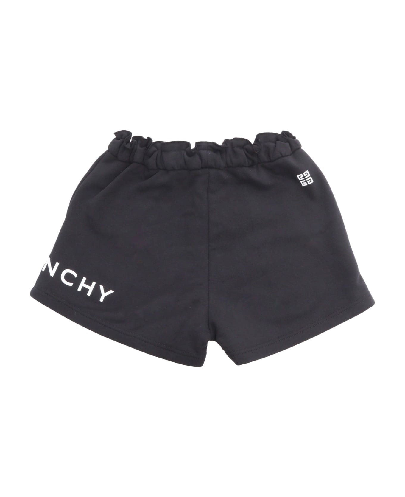 Givenchy Black Shorts With Logo - BLACK