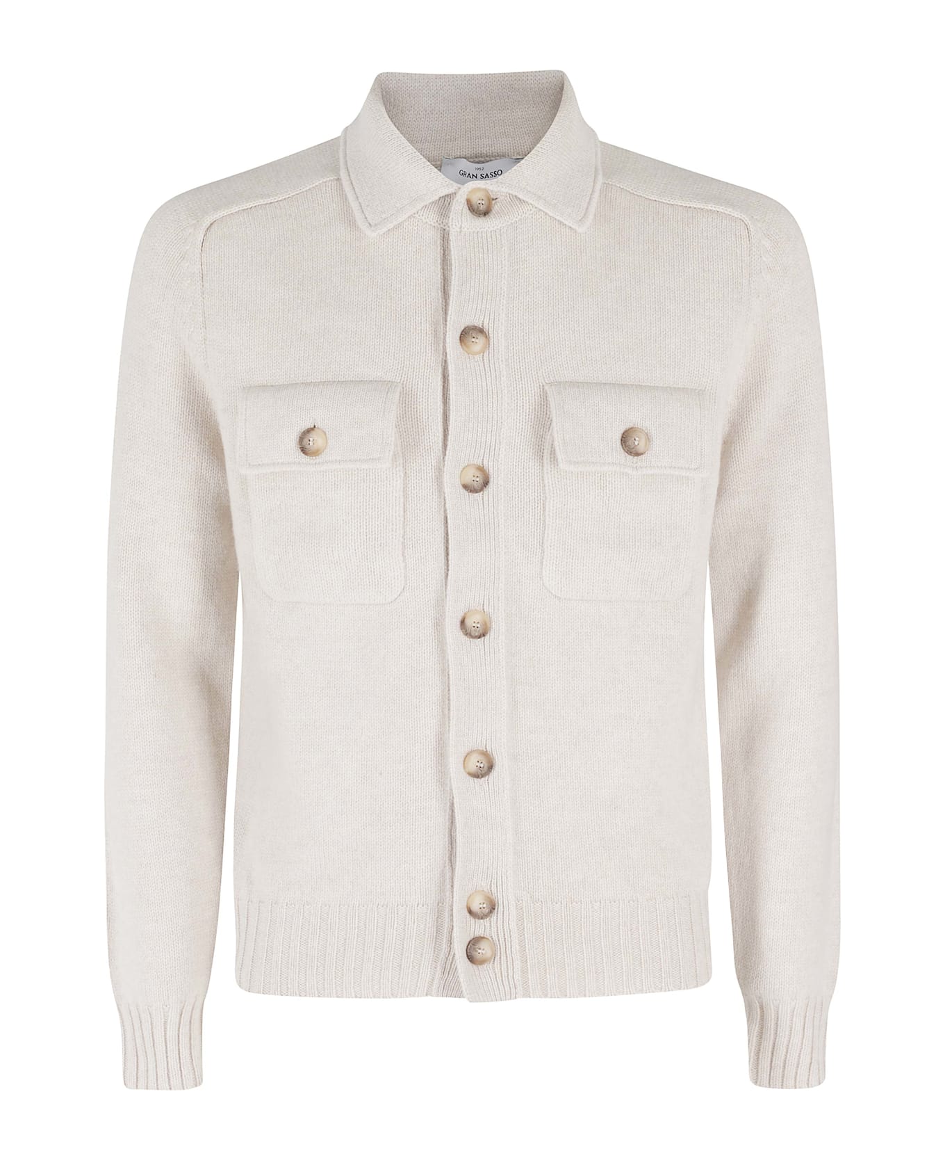 Gran Sasso Giubbino Bottoni - Bianco