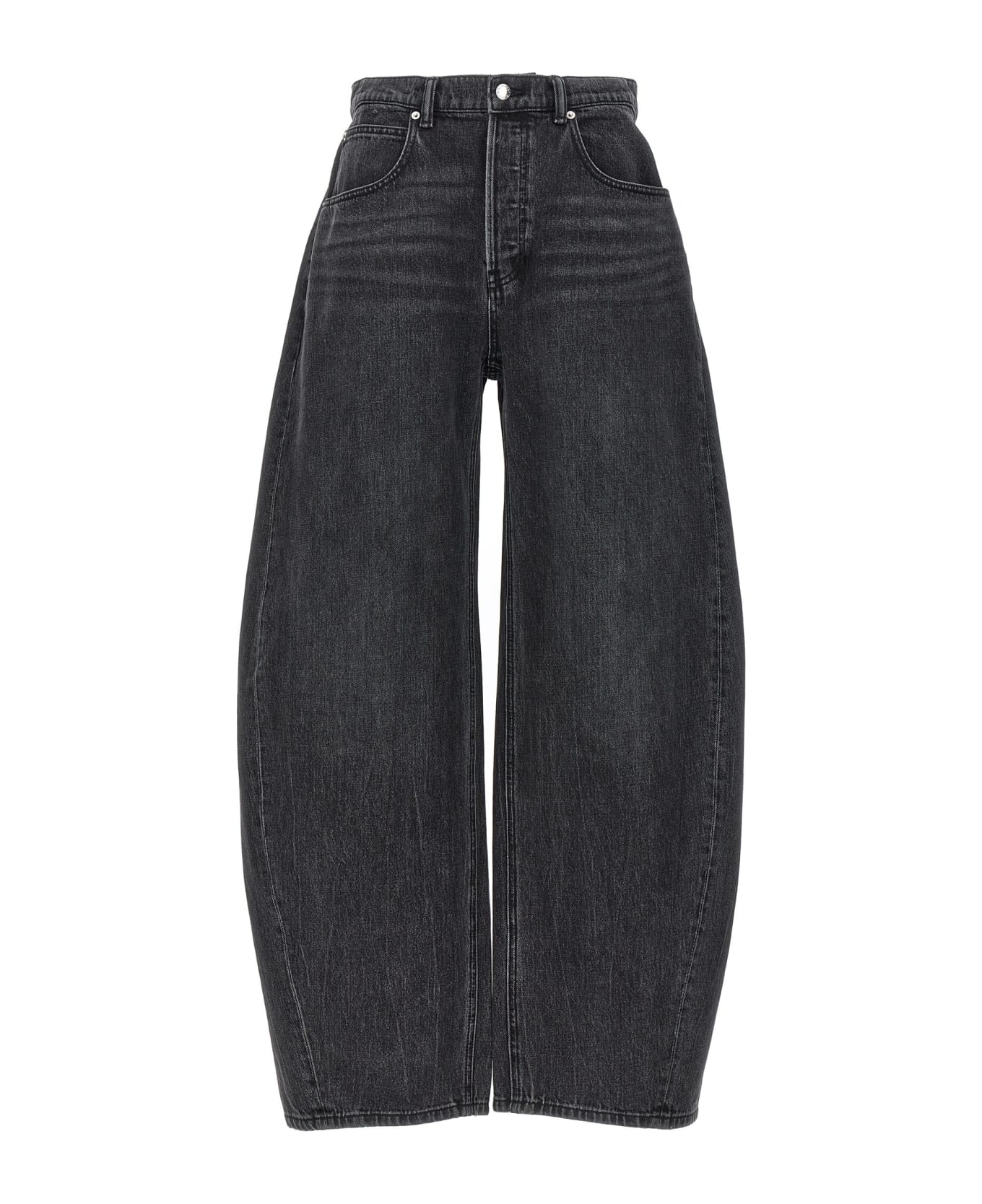 Alexander Wang 'oversized Rounded' Jeans - 031 GREY AGED 