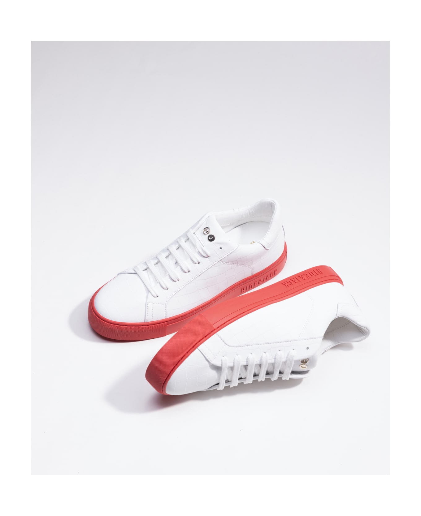 Hide&Jack Low Top Sneaker - Essence Tuscany White Red
