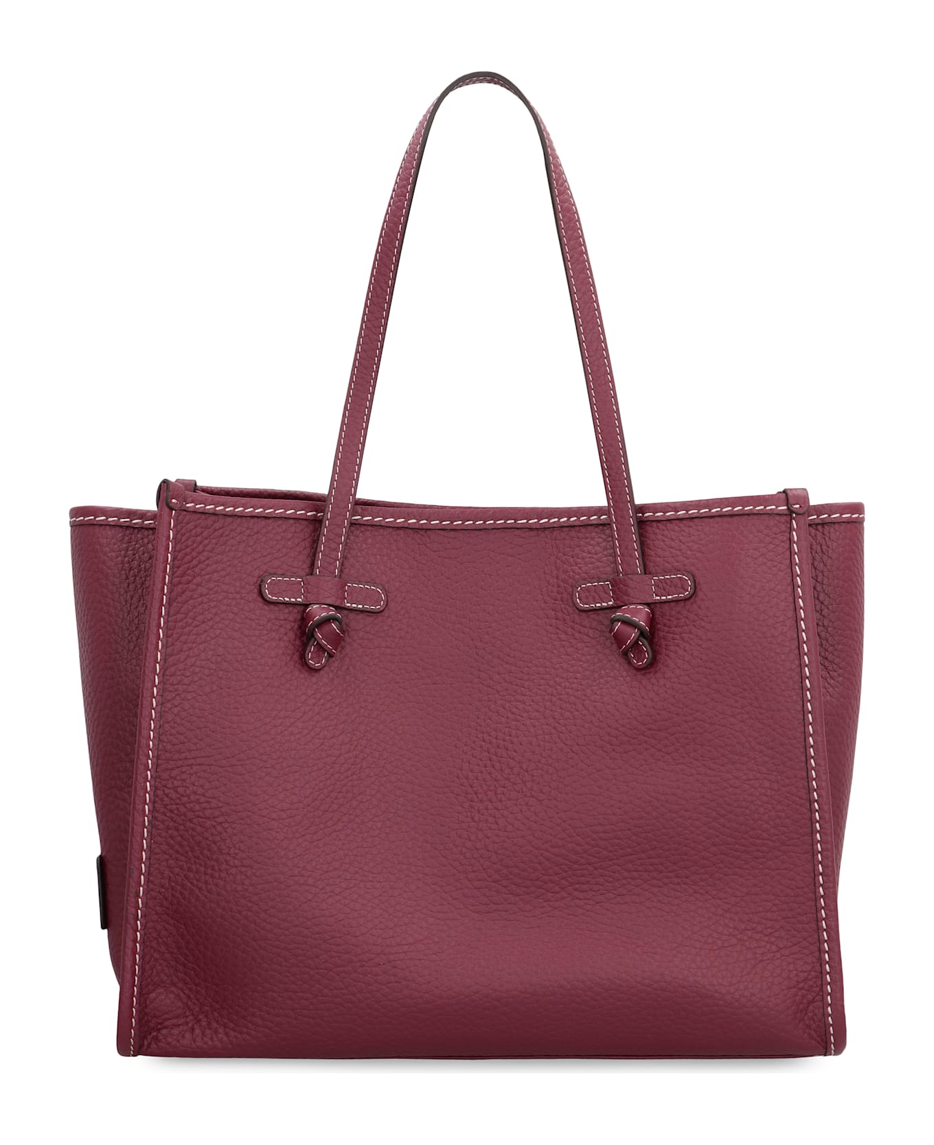 Gianni Chiarini Marcella Leather Tote - Red-purple or grape
