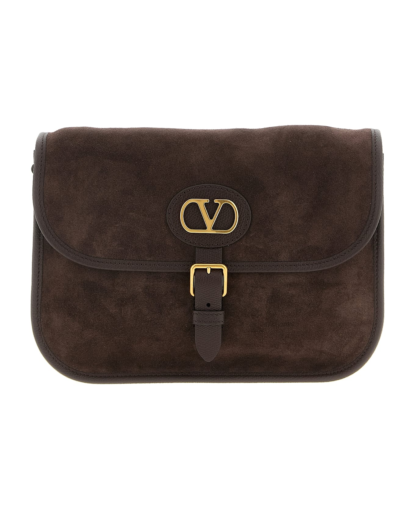 Valentino Garavani 'antibes' Shoulder Bag - Brown