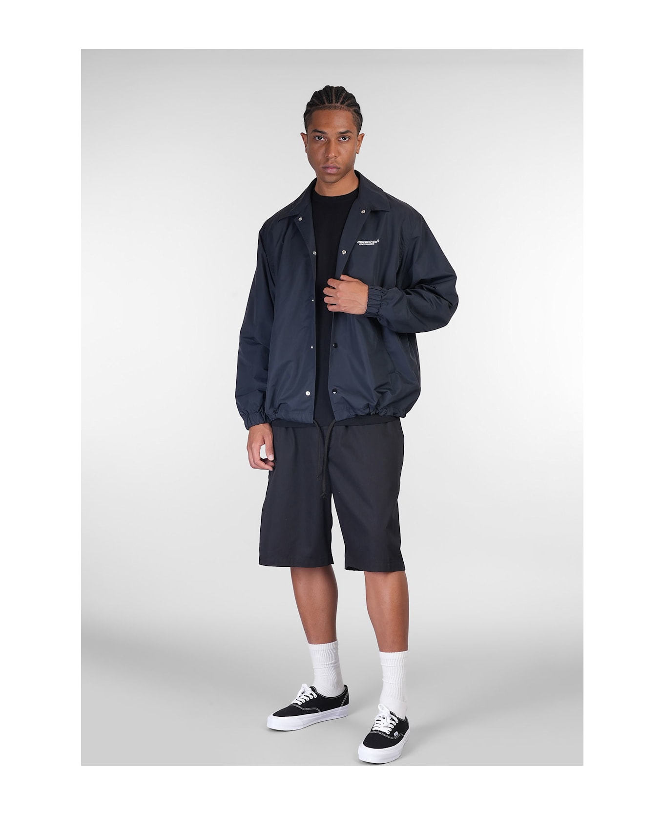 Undercover Jun Takahashi Casual Jacket In Black Nylon - black