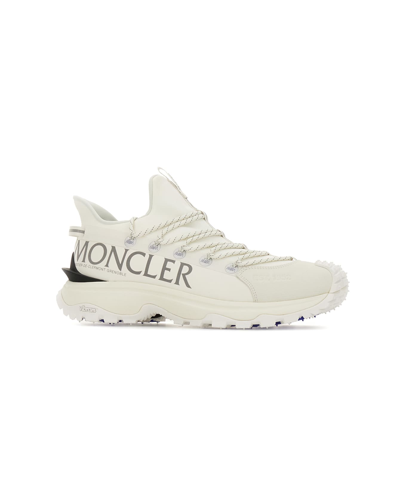 Moncler White Tech Fabric Trailgrip Lite 2 Sneakers - Bianco