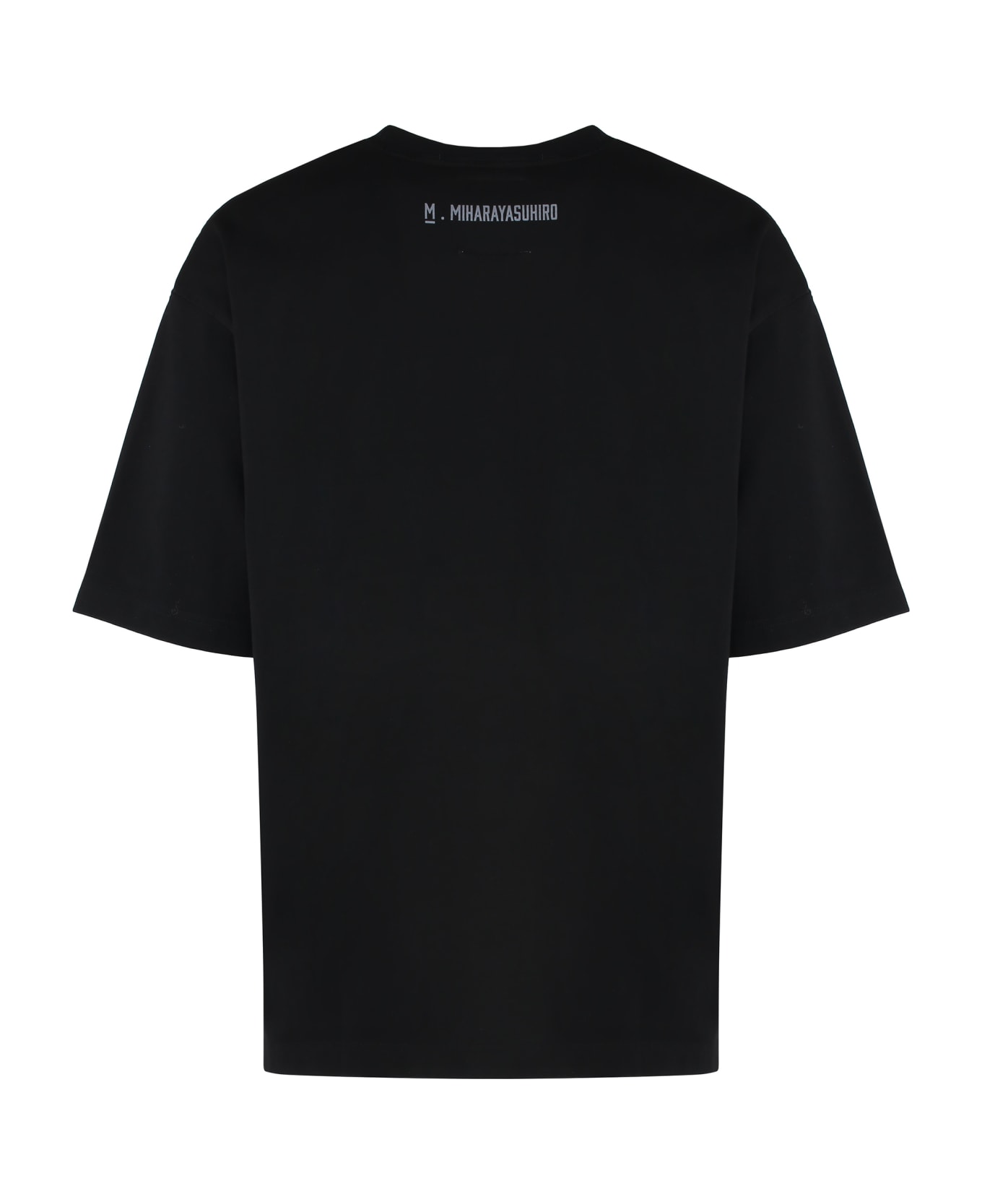 Mihara Yasuhiro Cotton Crew-neck T-shirt - black シャツ