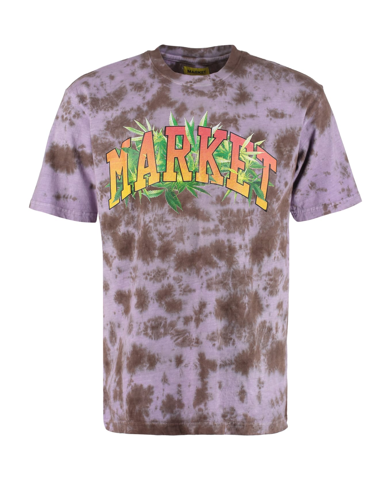 Market Printed Cotton T-shirt - Multicolor