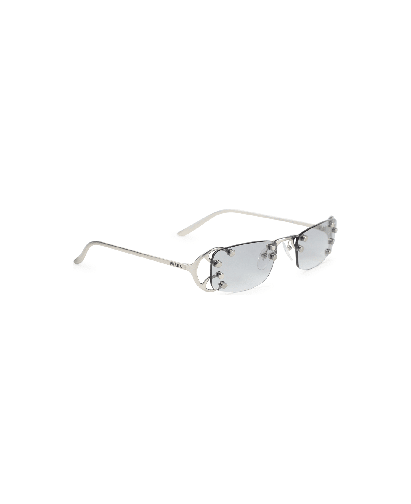 Prada Eyewear Fashion Show Sunglasses - V Argento Nouveau