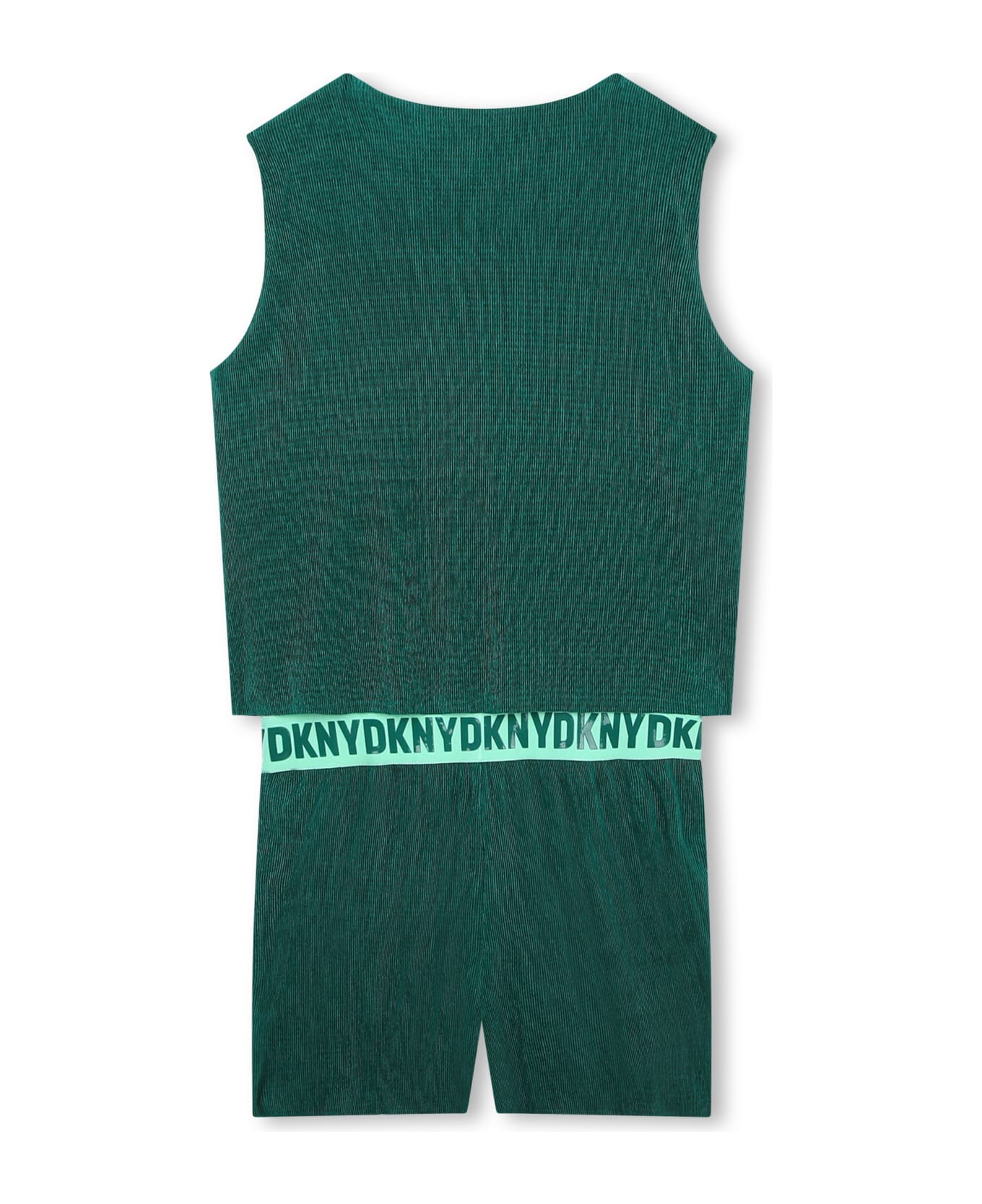 DKNY Jumpsuit With Logo - Green ジャンプスーツ