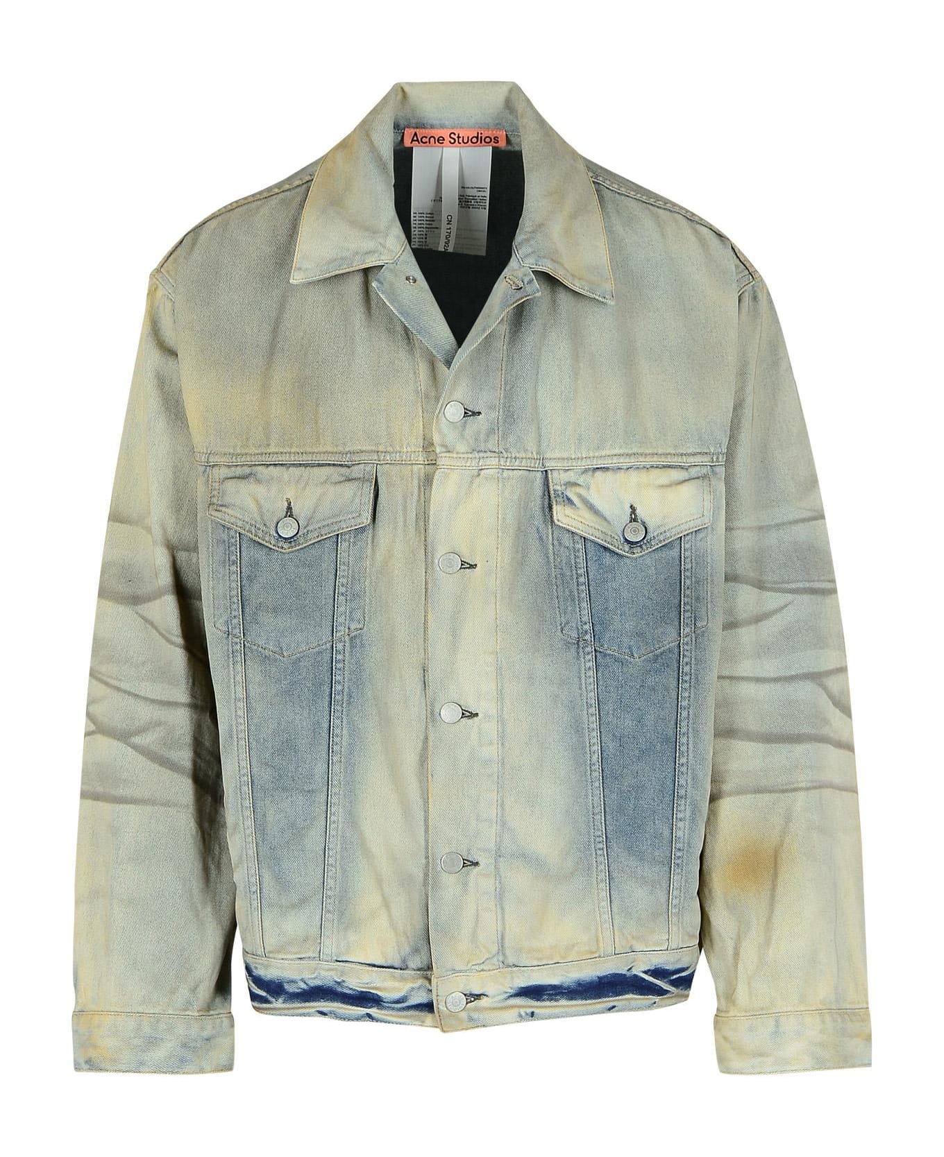 Acne Studios Light Blue Cotton Jacket - Light Blue