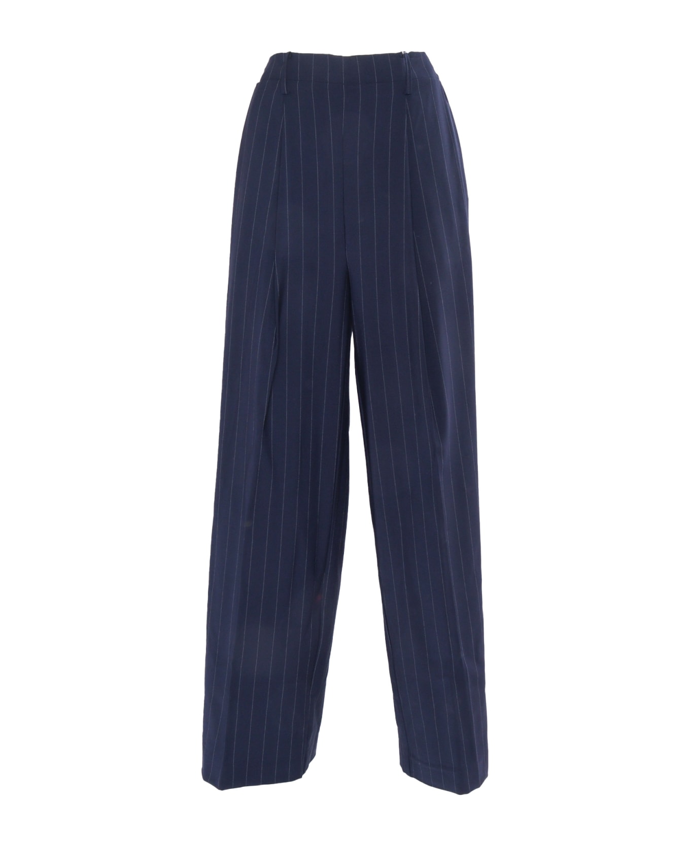 Ballantyne Loose-fit Blu Trousers - BLUE